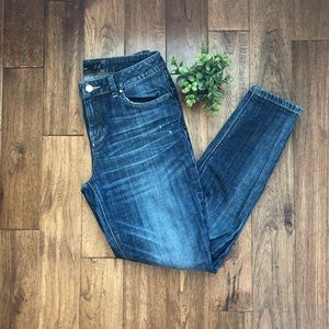 Karen Millen High-rise Distressed Skinny Jeans